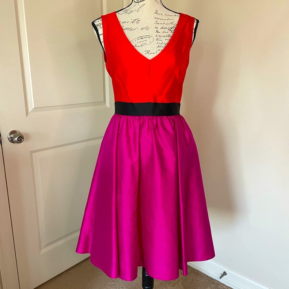 Gorgeous Red and Fuchsia Kate Spade dress ♠️